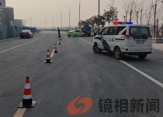 南阳市方城县交警组织开展道路交通事故现场安全防护演练 着力提升规范警务(图2)